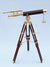 Floor Standing Brass and Leather Astro Telescope 45"