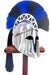 Ancient Greek Corinthian Helmet with Plume