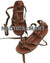 Greek Leather Sandals Brown
