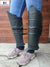 Medieval Leather Dark Elf Greaves Leg Armor