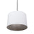 Hanging/ Pendant Drum Shade, 12 inches Dia / Silver Canopy