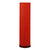 Wooden Base Cylinder Shape Corner Decorative Floor Lamp, Red Texture- Pack of 1