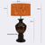 BTR CRAFTS Spotted Wooden Big Matki Table Lamp  (Bulb not Included)
