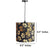 Golden Floral Hanging/ Pendant Shade, Unique style