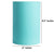 BTR CRAFTS Teal Cylinder Lamp Shade, Cotton Fabric, (6" Inches)