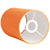 BTR CRAFTS Orange Texture Cylinder Lamp Shade, Cotton Fabric, (6" Inches)
