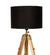 BTR CRAFTS® Teak Wood Tripod Table Lamp, Modern Design Standing Lamp