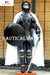 Medieval Knight Suit of Armor Shield, Cloak