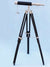 50" Floor Standing Chrome Leather Harbor Master Telescope