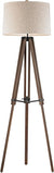 Wooden Brace Tripod Floor Lamp
