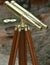 18-inch Solid Brass Binoculars with Rosewood Tripod Stand