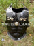 Black Finish Medieval Roman Spartan Armour Muscle Jacket