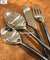 Rustic Flatware Fork Spoon Knife Hand Forged Dinner Set,