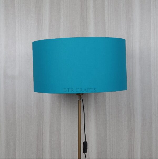 20 Inches Drum Lamp Shade, Suitable For Table and Floor Lamp(Teal) - Image 2