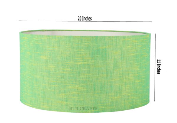 20 Inches Drum Lamp Shade, Suitable For Table and Floor Lamp(Green Texture) - Image 3