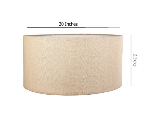 20 Inches Drum Lamp Shade, Suitable For Table and Floor Lamp(Premium Jute) - Image 3