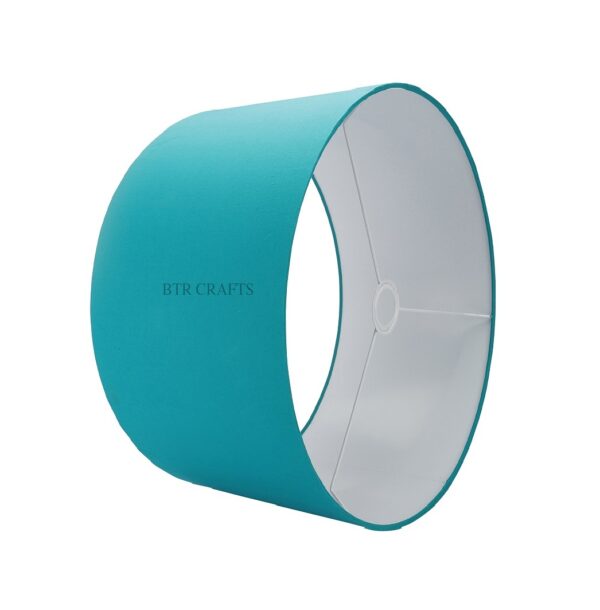 20 Inches Drum Lamp Shade, Suitable For Table and Floor Lamp(Teal) - Image 4
