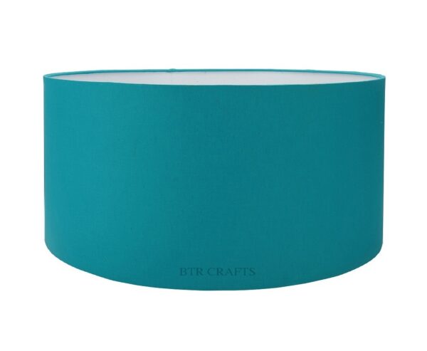 20 Inches Drum Lamp Shade, Suitable For Table and Floor Lamp(Teal) - Image 5