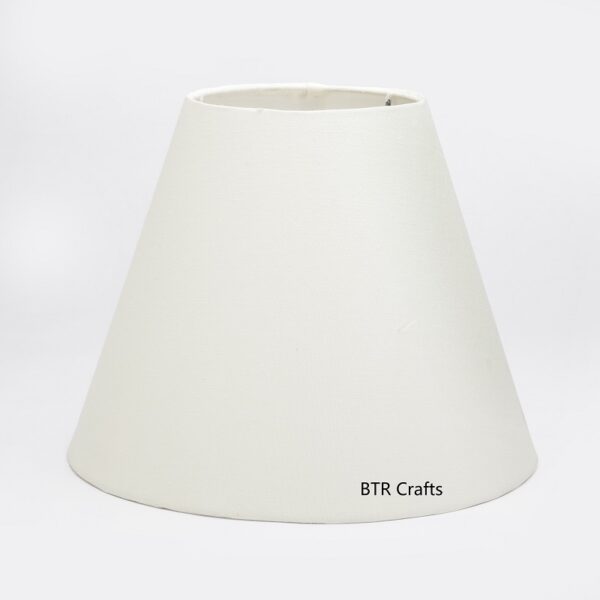 10 Inches Conical Lamp Shade, Suitable For Table and Floor Lamp(Cream) - Image 5