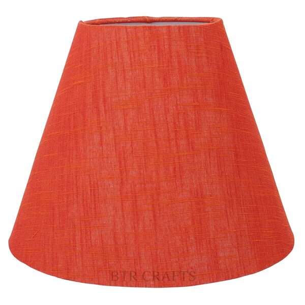 10 Inches Conical Lamp Shade, Suitable For Table and Floor Lamp(Red Texture) - Image 5