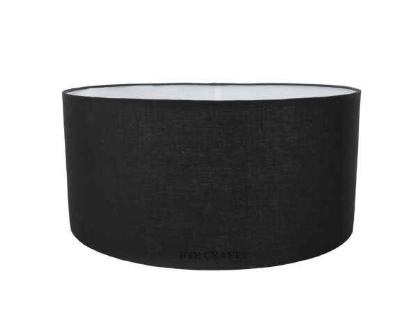 20 Inches Drum Lamp Shade, Suitable For Table and Floor Lamp(Black) - Image 5