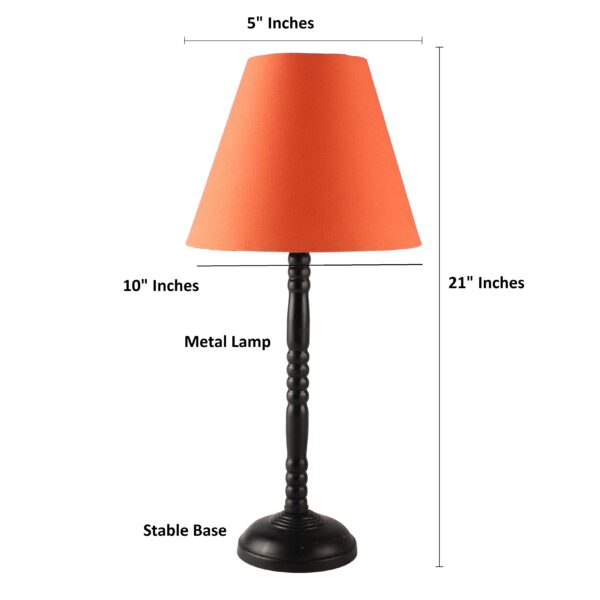 Metal Table Lamp Suitable For Bedroom Office And Living Room, Pack Of 2(Complete Set) - Image 4
