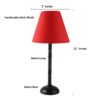 Metal Table Lamp Suitable For Bedroom Office And Living Room, Pack Of 2(Complete Set) - Image 4