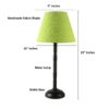 Metal Table Lamp Suitable For Bedroom Office And Living Room, Pack Of 2(Complete Set) - Image 3