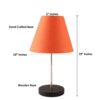 Silver Metal Table Lamp Suitable For Bedroom Office And Living Room, Pack Of 1(Complete Set) - Image 3