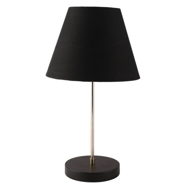Silver Metal Table Lamp Suitable For Bedroom Office And Living Room, Pack Of 1(Complete Set) - Image 4