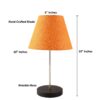 Silver Metal Table Lamp Suitable For Bedroom Office And Living Room, Pack Of 1(Complete Set) - Image 3