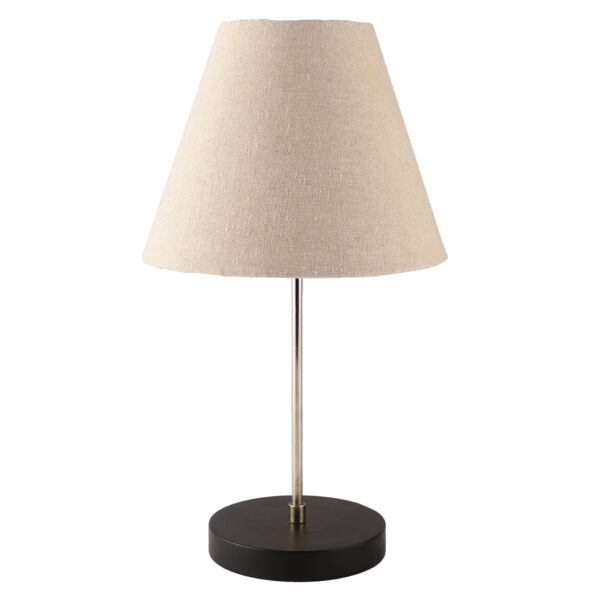 Silver Metal Table Lamp Suitable For Bedroom Office And Living Room, Pack Of 1(Complete Set) - Image 4