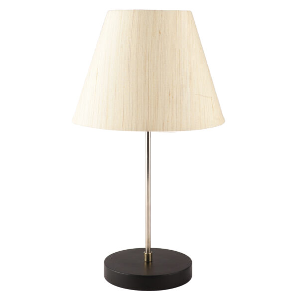Silver Metal Table Lamp Suitable For Bedroom Office And Living Room, Pack Of 1(Complete Set) - Image 4