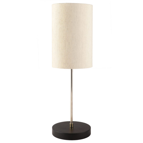 Silver Metal Table Lamp Suitable For Bedroom Office And Living Room, Pack Of 1(Complete Set) - Image 4