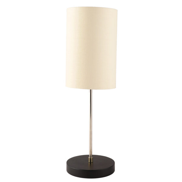 Silver Metal Table Lamp Suitable For Bedroom Office And Living Room, Pack Of 1(Complete Set) - Image 4