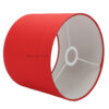 10 Inches Drum Lamp Shade, Suitable For Table and Floor Lamp(Red) - Image 5