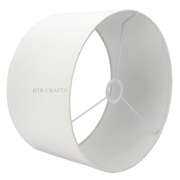 14 Inches Drum Lamp Shade, Suitable For Table and Floor Lamp(White) - Image 5