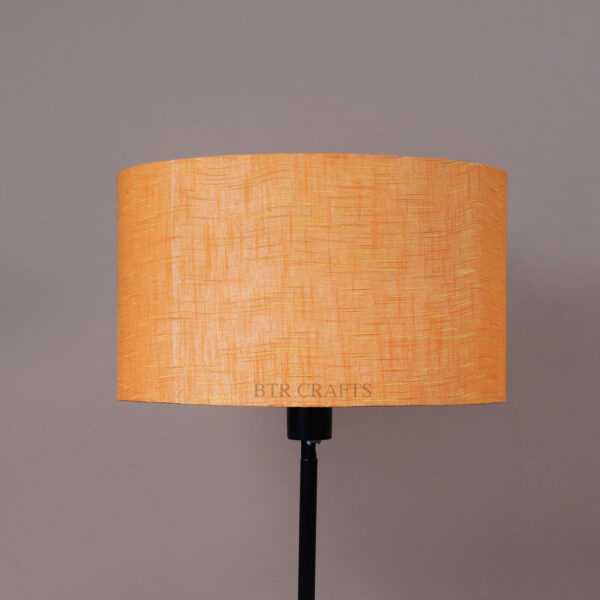 14 Inches Drum Lamp Shade, Suitable For Table and Floor Lamp(Orange Texture) - Image 2