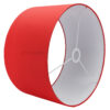 16 Inches Drum Lamp Shade, Suitable For Table and Floor Lamp(Red) - Image 5
