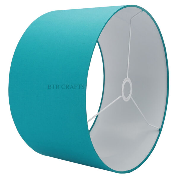 16 Inches Drum Lamp Shade, Suitable For Table and Floor Lamp(Teal) - Image 5