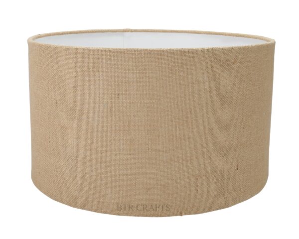 18 Inches Drum Lamp Shade, Suitable For Table and Floor Lamp(Natural Jute) - Image 4