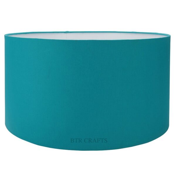 18 Inches Drum Lamp Shade, Suitable For Table and Floor Lamp(Teal) - Image 4