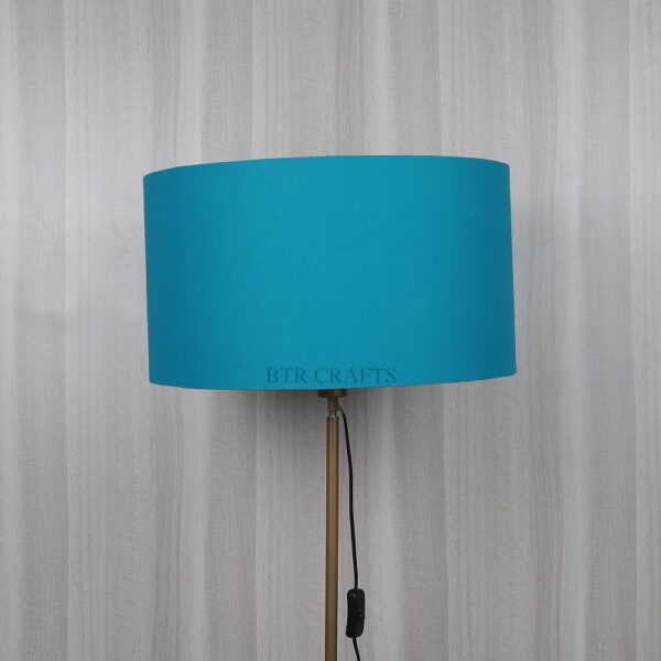 18 Inches Drum Lamp Shade, Suitable For Table and Floor Lamp(Teal) - Image 2
