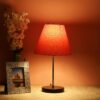 Silver Metal Table Lamp Suitable For Bedroom Office And Living Room, Pack Of 1(Complete Set)