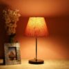 Silver Metal Table Lamp Suitable For Bedroom Office And Living Room, Pack Of 1(Complete Set)