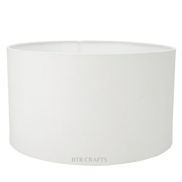14 Inches Drum Lamp Shade, Suitable For Table and Floor Lamp(White) - Image 4