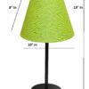 Black Metal Table Lamp Suitable For Bedroom Office And Living Room, Pack Of 1(Complete Set) - Image 3