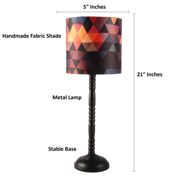 Metal Table Lamp Suitable For Bedroom Office And Living Room, Pack Of 1(Complete Set) - Image 3