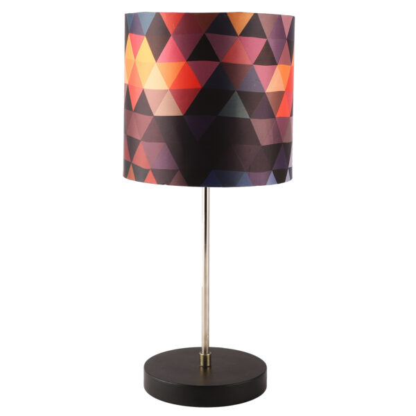 Silver Metal Table Lamp Suitable For Bedroom Office And Living Room, Pack Of 1(Complete Set) - Image 4