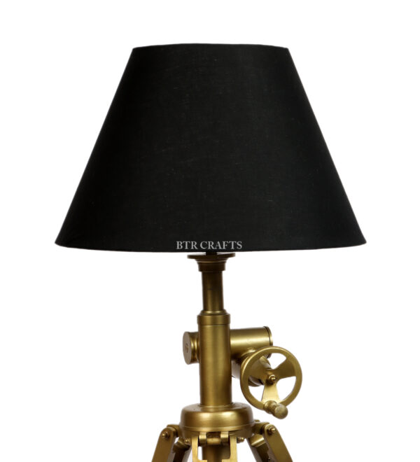 Vintage Tripod Table Lamp, Adjustable Stand, Rustic Vintage Modern Design Standing Lamp For Bedroom, Dining And Living Room - Image 5